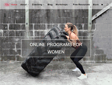 Tablet Screenshot of femalefitnesssystems.com